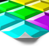 「人生はゲームだ」ウォールアート前向きポスター ポスター (角)