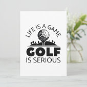 人生はゲームゴルフは深刻だ サンキューカード (スタンド正面)