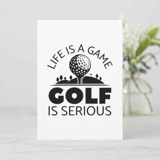 人生はゲームゴルフは深刻だ サンキューカード (スタンド正面)