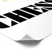 人生はゲームチェスは深刻である(反射チェス) ポスター (角)