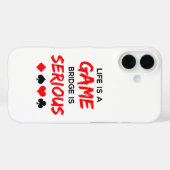 人生はゲームブリッジは深刻なカードゲーム Case-Mate iPhoneケース (裏面 (横))