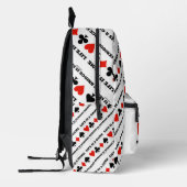 人生はゲームブリッジは深刻な4つのカードスーツである プリントバックパック (左)