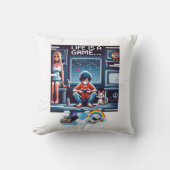 人生はゲーム…#Part2 （8ビット） （ゲーマーギフト） #03 クッション (正面)