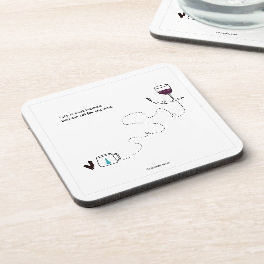 人生はコースターに起こること コースター (左側)