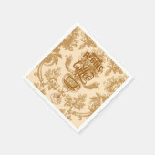 人生はコーヒーから始まる スタンダードカクテルナプキン (角)