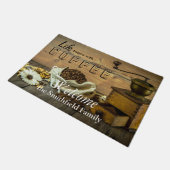 人生はコーヒーから始まる ドアマット (アングル)