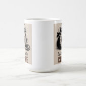 人生はコーヒーのマグカップクラシック11オズの後に始まる コーヒーマグカップ (中央)