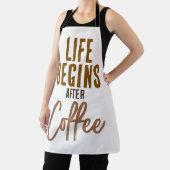 人生はコーヒーの後から始まる エプロン (インサイチュ)