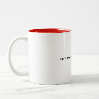 人生はコーヒーの後から始まる ツートーンマグカップ