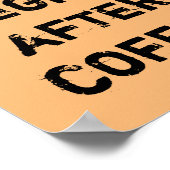 人生はコーヒーの後から始まる。 ポスター (角)