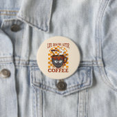 人生はコーヒーの後から始まる 缶バッジ (インサイチュ)