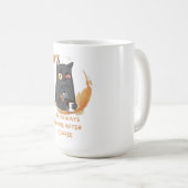 人生はコーヒーの後に始まる コーヒーマグカップ (正面右)