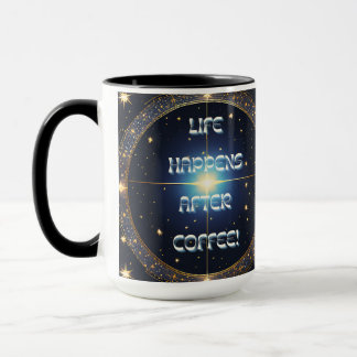人生はコーヒーの後に起こる マグカップ
