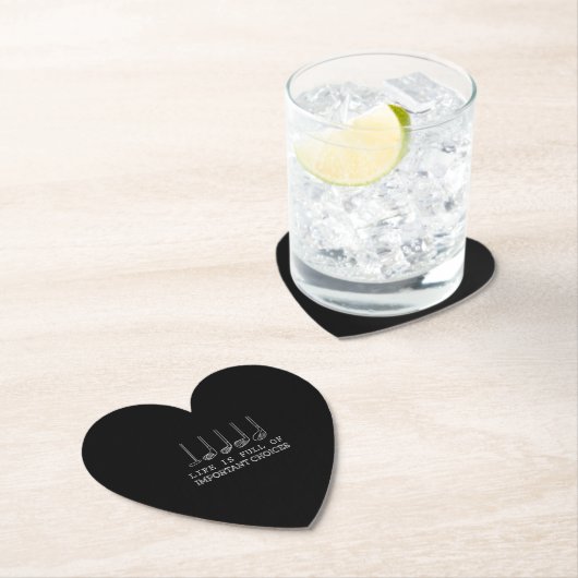 人生はゴルフの重要な選択でいっぱいだ ペーパーコースター (インサイチュ)