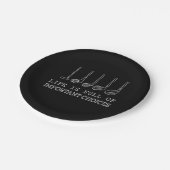 人生はゴルフの重要な選択でいっぱいだ ペーパープレート (アングル)