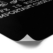 人生はゴルフの重要な選択でいっぱいだ ポスター (角)