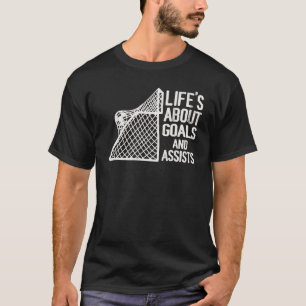 人生はゴールとアシストFutbolサッカー13 Tシャツ