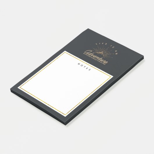 人生はゴールデンサンレイズの冒険の山 ポストイット (アングル)