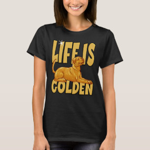 人生はゴールデンレトリバーラブラドール所有の Tシャツ