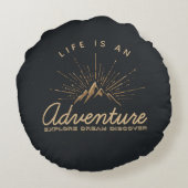 人生はサンレイの冒険の山 ラウンドクッション (裏面)