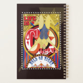 人生はサーカスで、大きなトップの下にトラペーズのアーティスト プランナー手帳 (裏面)