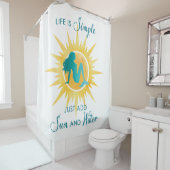 人生はシャワシンプルーカーテン シャワーカーテン (インサイチュ)