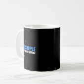 人生はシンプル ゴルフをするために生きる コーヒーマグカップ (正面左)