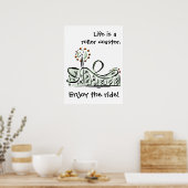 人生はジェットコースターだ。乗楽しむれ!ポスター ポスター (キッチン)