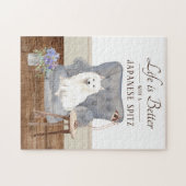 人生はスピッツジグソー日本のパズルと共に ジグソーパズル (横)