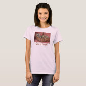 人生はタフなTシャツ Tシャツ (正面フル)