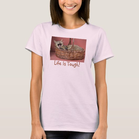 人生はタフなTシャツ Tシャツ (正面)