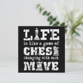 人生はチェスのゲームのようなもので、それぞれによって変わる 招待状 (スタンド正面)