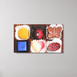 人生はチョコレートの箱のようなものだ キャンバスプリント