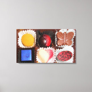 人生はチョコレートの箱のようなものだ キャンバスプリント