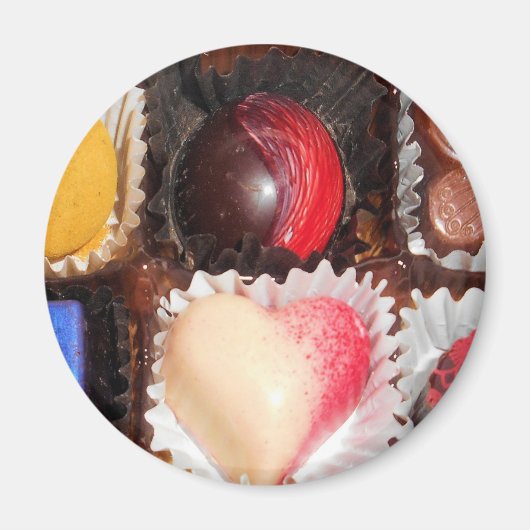 人生はチョコレートの箱のようなものだ マグネット (正面)