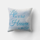 人生はテスト天国で贈り物の枕 クッション (裏面)