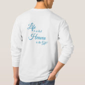人生はテスト天国はギフト長袖 Tシャツ (裏面)
