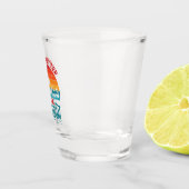 人生はハウスボートハウスボートボートで良い ショットグラス (右)