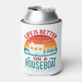 人生はハウスボートハウスボートボートで良い 缶クーラー (缶正面)