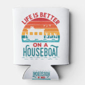 人生はハウスボートハウスボートボートで良い 缶クーラー (裏面)