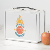 人生はバスケットボールのようなものだ メタルランチボックス (インサイチュ)