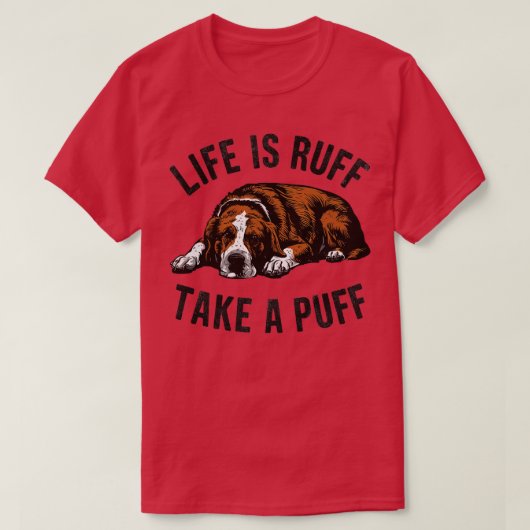 人生はバタバタする Tシャツ (デザイン正面)