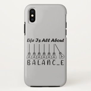 人生はバランスです モチベーション iPhone X ケース