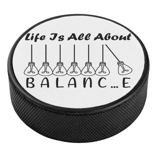 人生はバランスのインスピレーションやる気を起こさせるだ アイスホッケーパック (3/4)