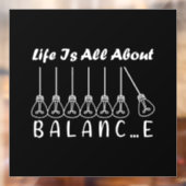 人生はバランスのインスピレーションやる気を起こさせるだ ウィンドウサイン (シート2)