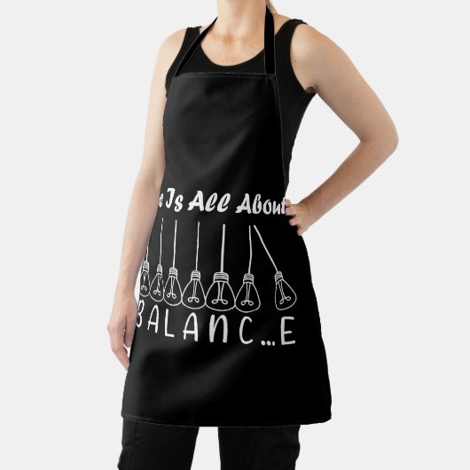人生はバランスのインスピレーションやる気を起こさせるだ エプロン (インサイチュ)