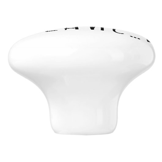 人生はバランスのインスピレーションやる気を起こさせるだ セラミックノブ (側面)