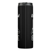 人生はバランスのインスピレーションやる気を起こさせるだ タンブラー (裏面)