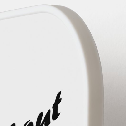 人生はバランスのインスピレーションやる気を起こさせるだ ピックルボールラケット (左詳細)