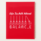 人生はバランスのインスピレーションやる気を起こさせるだ プランナー手帳 (裏面)